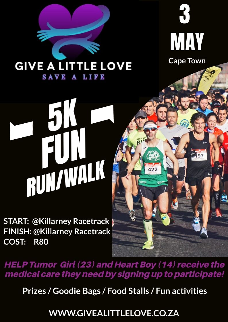 Give A Little Love 5k Fun Run/Walk | 2026 | Running Races in Table View ...